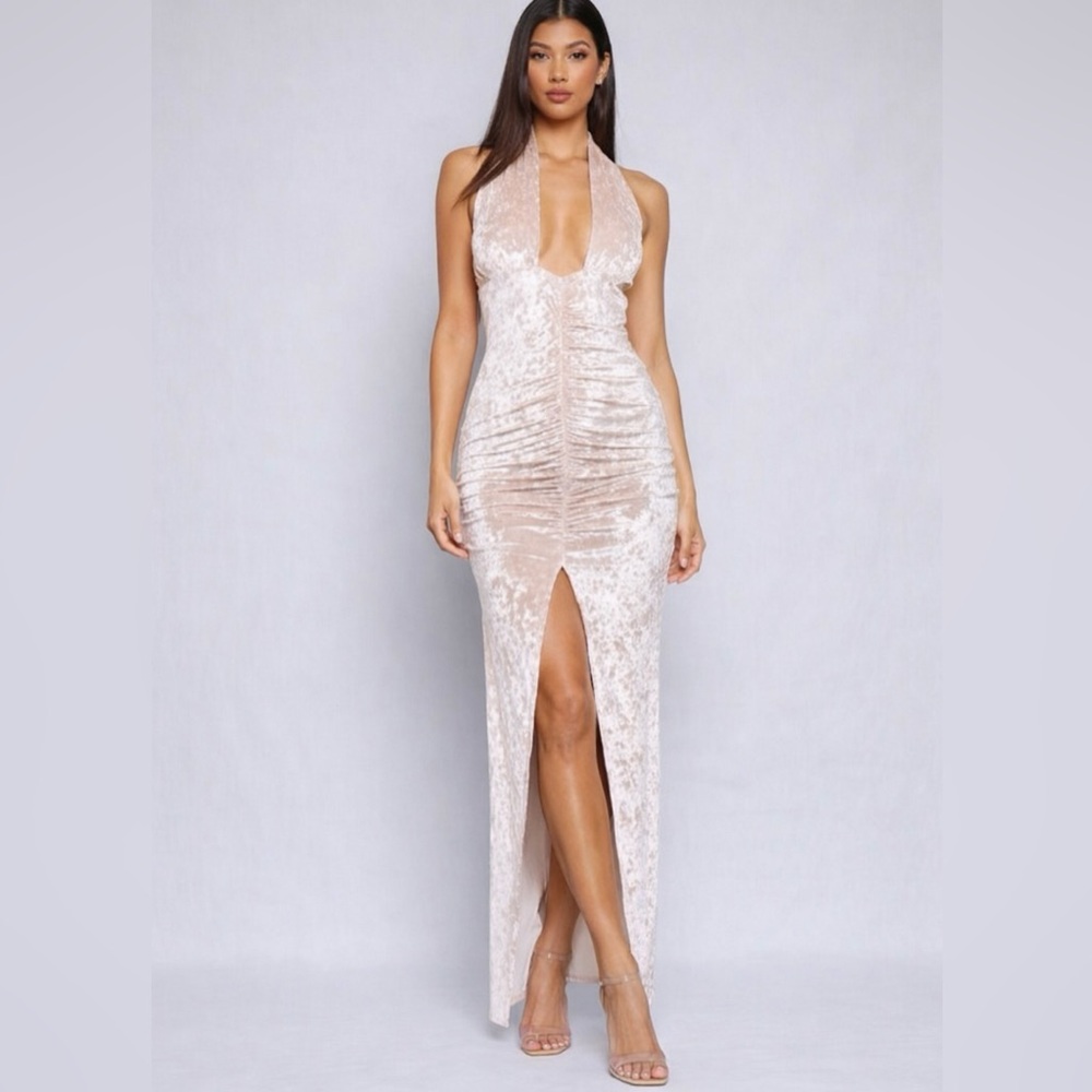 Pretty little thing Cream Evening Gown size 4